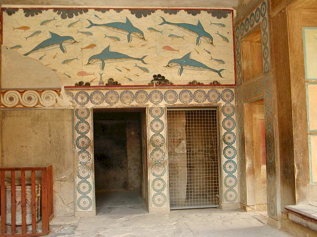 Knossos, palace of king Minos  - megaron queen