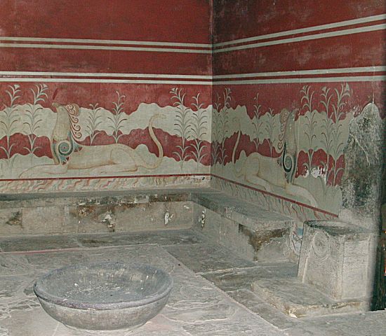 Knossos, palace of king Minos - throne hall